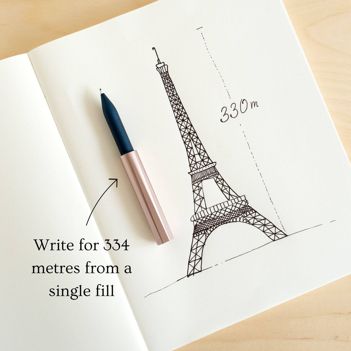 Tom's Studio The Brass Wren - Refillable Writing Pen