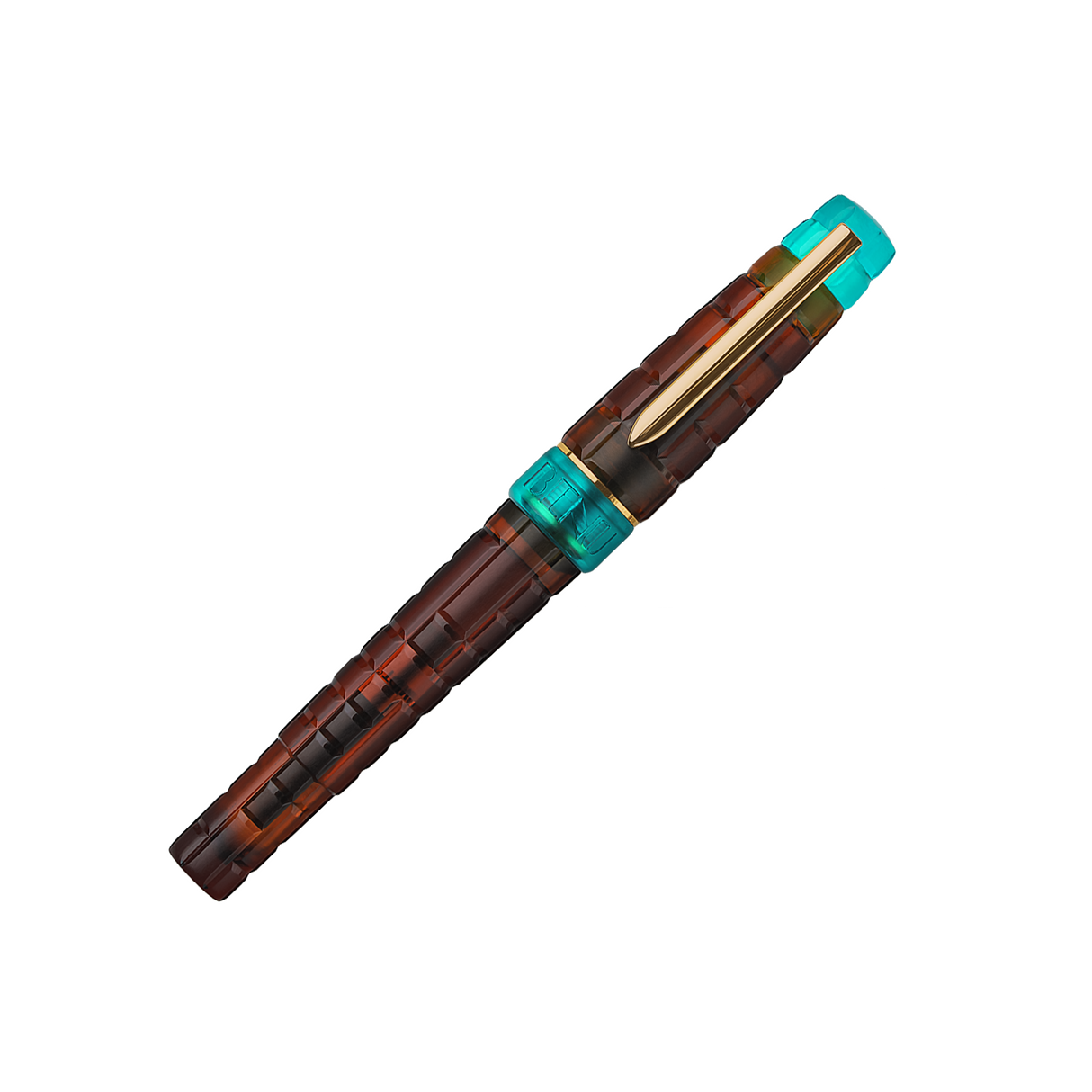 Benu Tessera Fountain Pen - Ribbon Turquoise