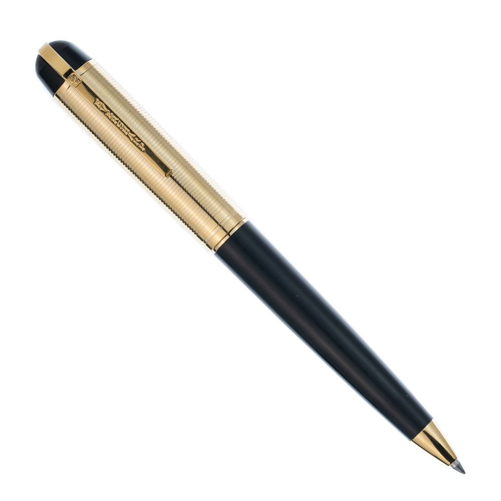 Wahl Eversharp Skyline Ballpoint Pen - Black w/Gold Trim
