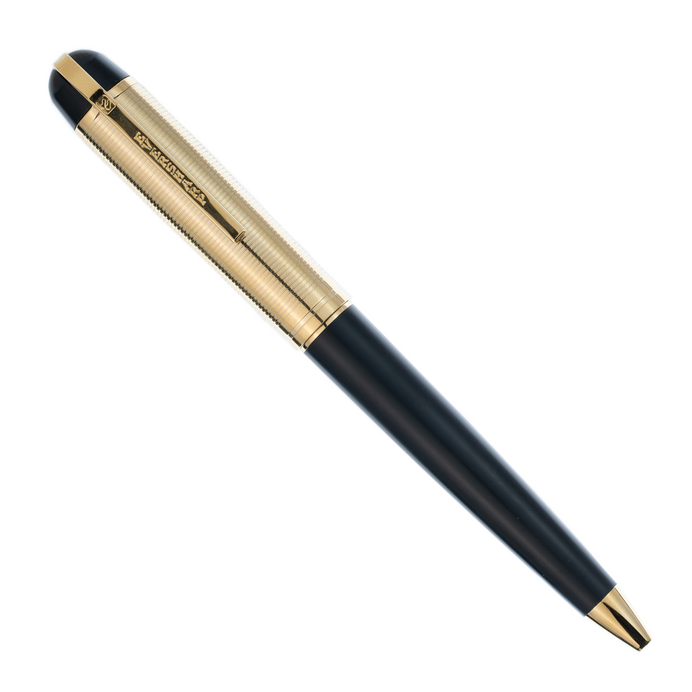 Wahl Eversharp Skyline Ballpoint Pen - Black w/Gold Trim