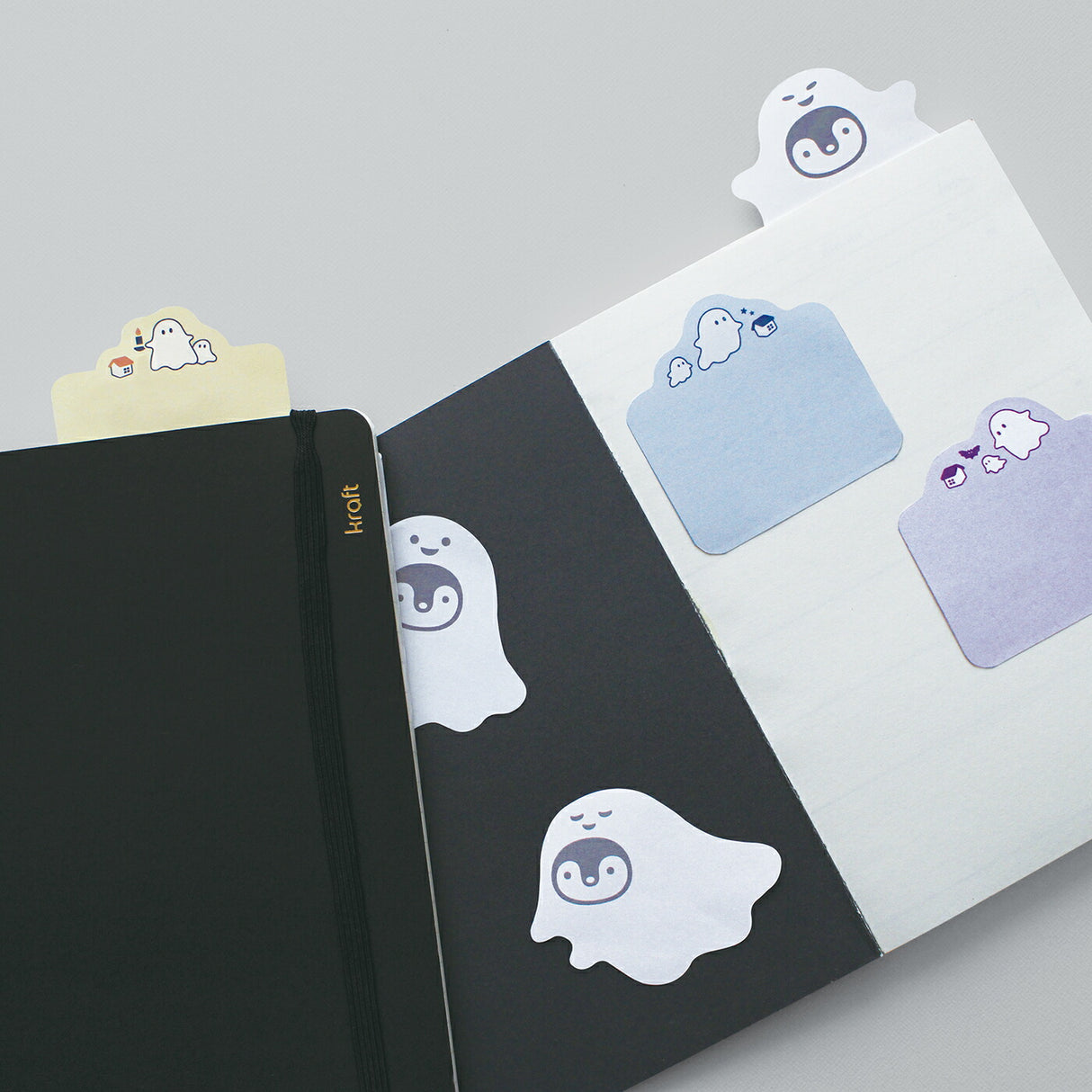 EL COMMUN Ghost Die-Cut Sticky Notes - Creep