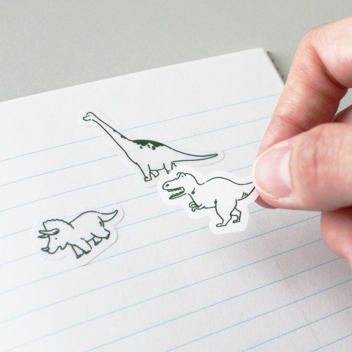 EL COMMUN Ah La La Flake Stickers - Dinosaurs