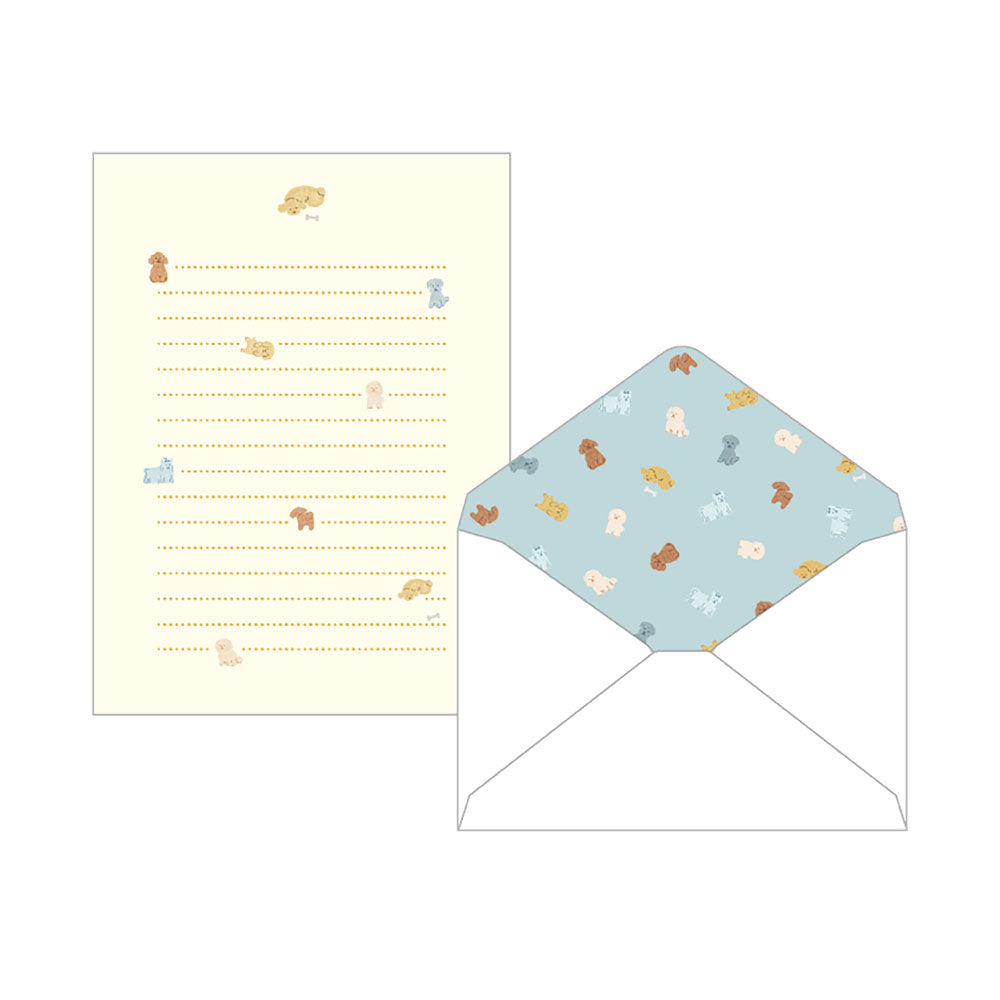 EL COMMUN Papoter Letter Set - Dog