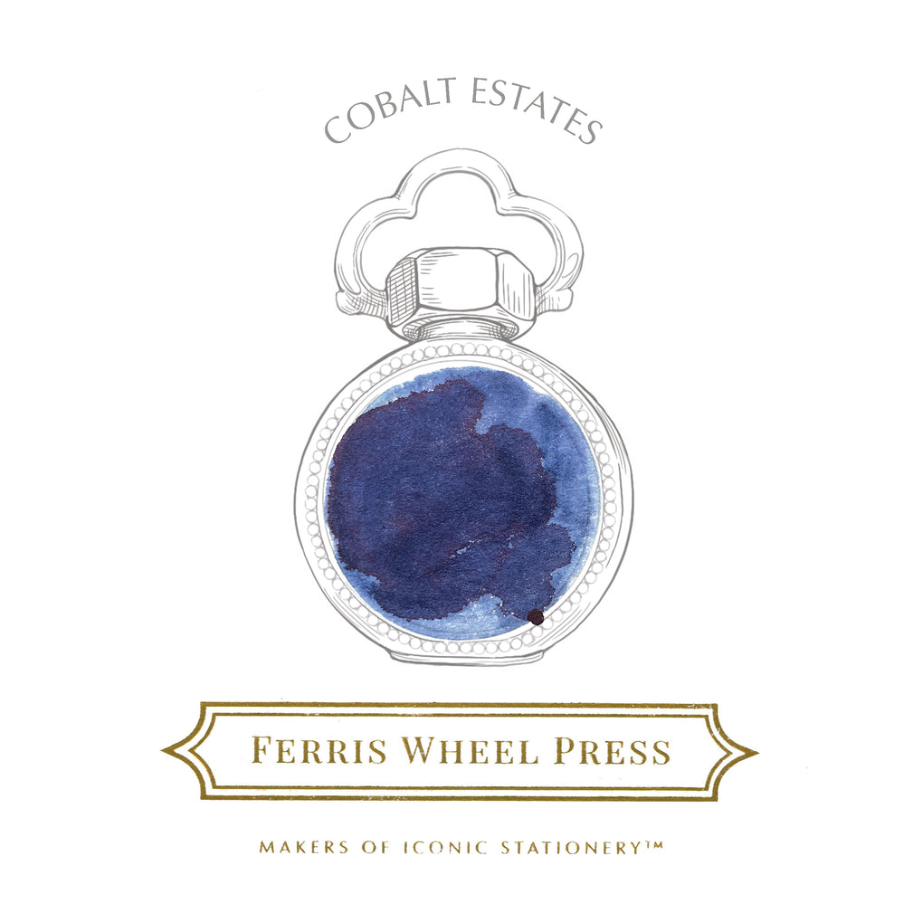 Ferris Wheel Press - Cobalt Estates - 38ml Bottled Ink (Special Edition)(Doorbuster)