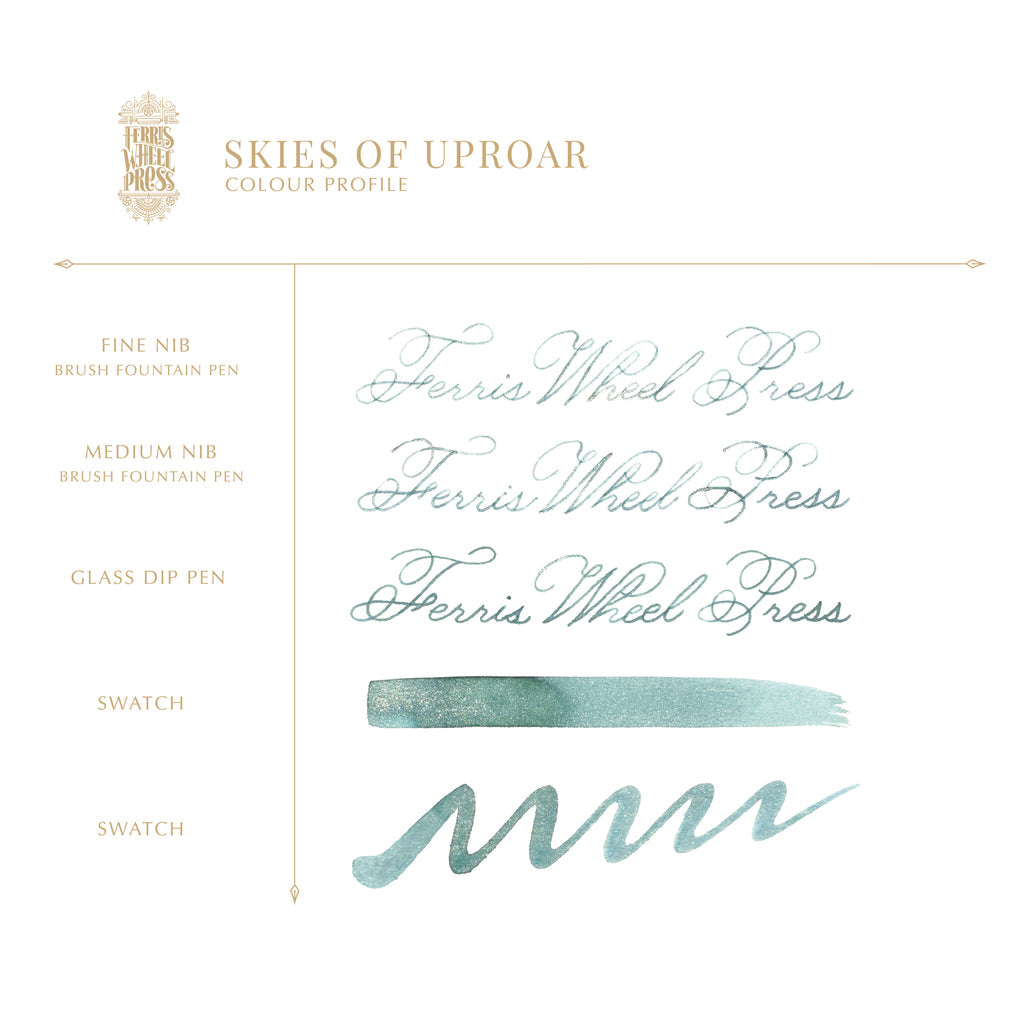 Ferris Wheel Press Bestiary Series - Skies of Uproar - 20ml Bottled Ink (Special Edition)