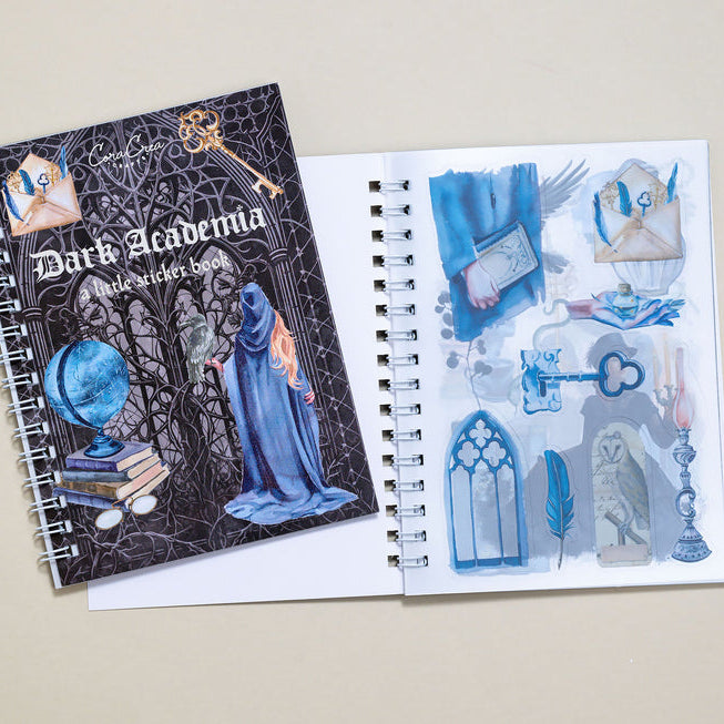CoraCreaCrafts Dark Academia Sticker Book