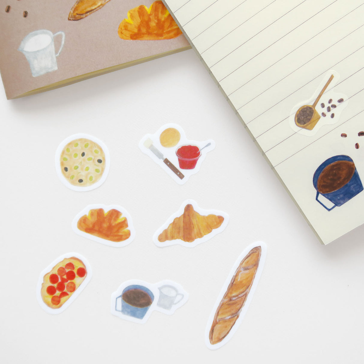 EL COMMUN Ayu Iwashima Flake Stickers - Bread