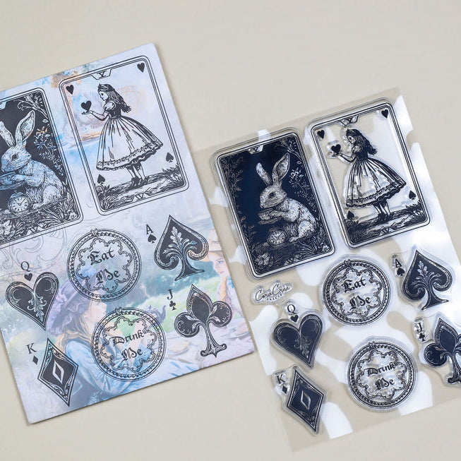 CoraCreaCrafts Clear Stamp - Alice