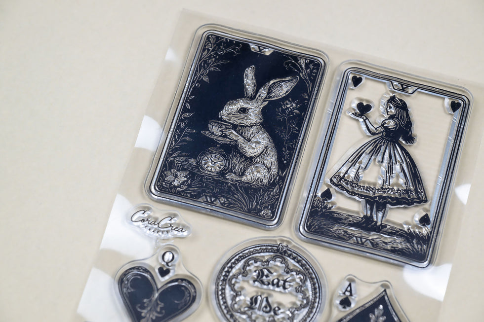 CoraCreaCrafts Clear Stamp - Alice