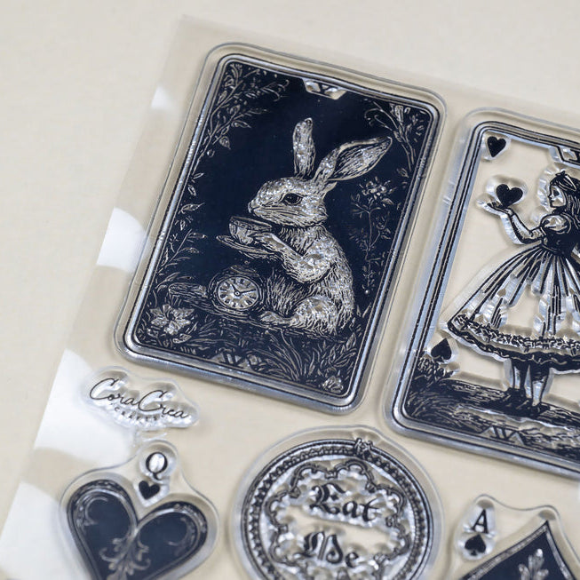 CoraCreaCrafts Clear Stamp - Alice
