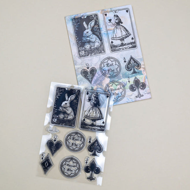 CoraCreaCrafts Clear Stamp - Alice