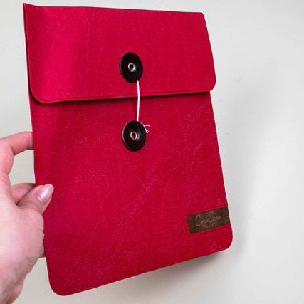 CoraCreaCrafts Red Storage Envelope