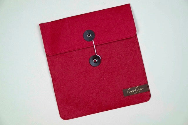 CoraCreaCrafts Red Storage Envelope