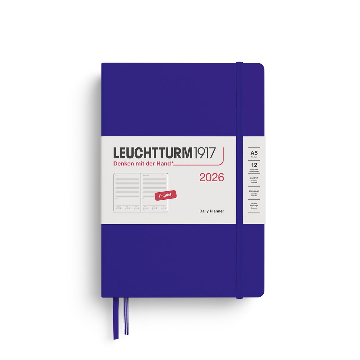 Leuchtturm Daily Planner - Medium (A5) 5 3/4" x 8 1/4"