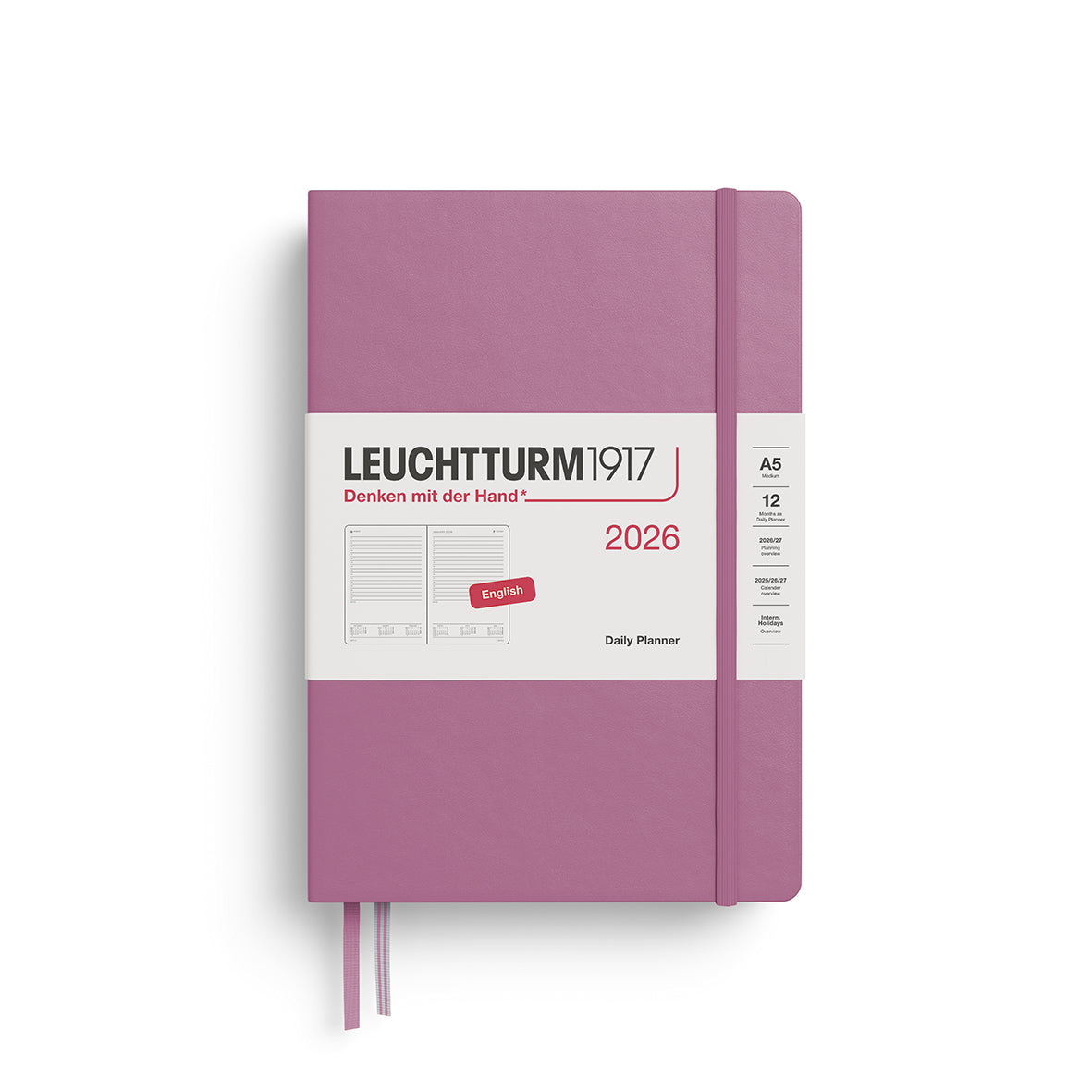 Leuchtturm Daily Planner - Medium (A5) 5 3/4" x 8 1/4"