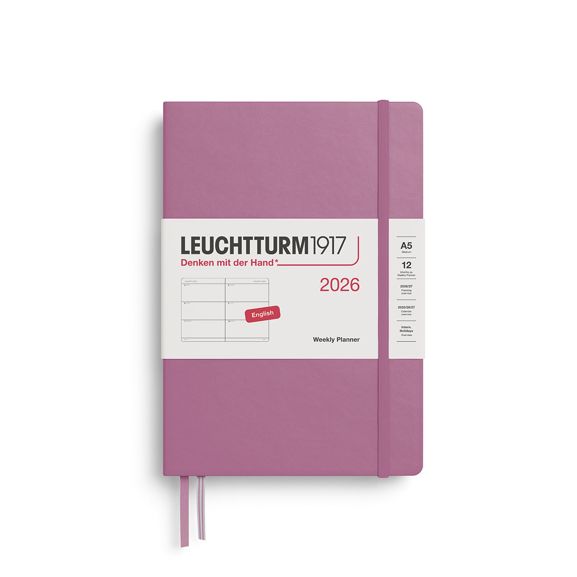 Leuchtturm Weekly Planner - Medium (A5) 5 3/4" x 8 1/4"