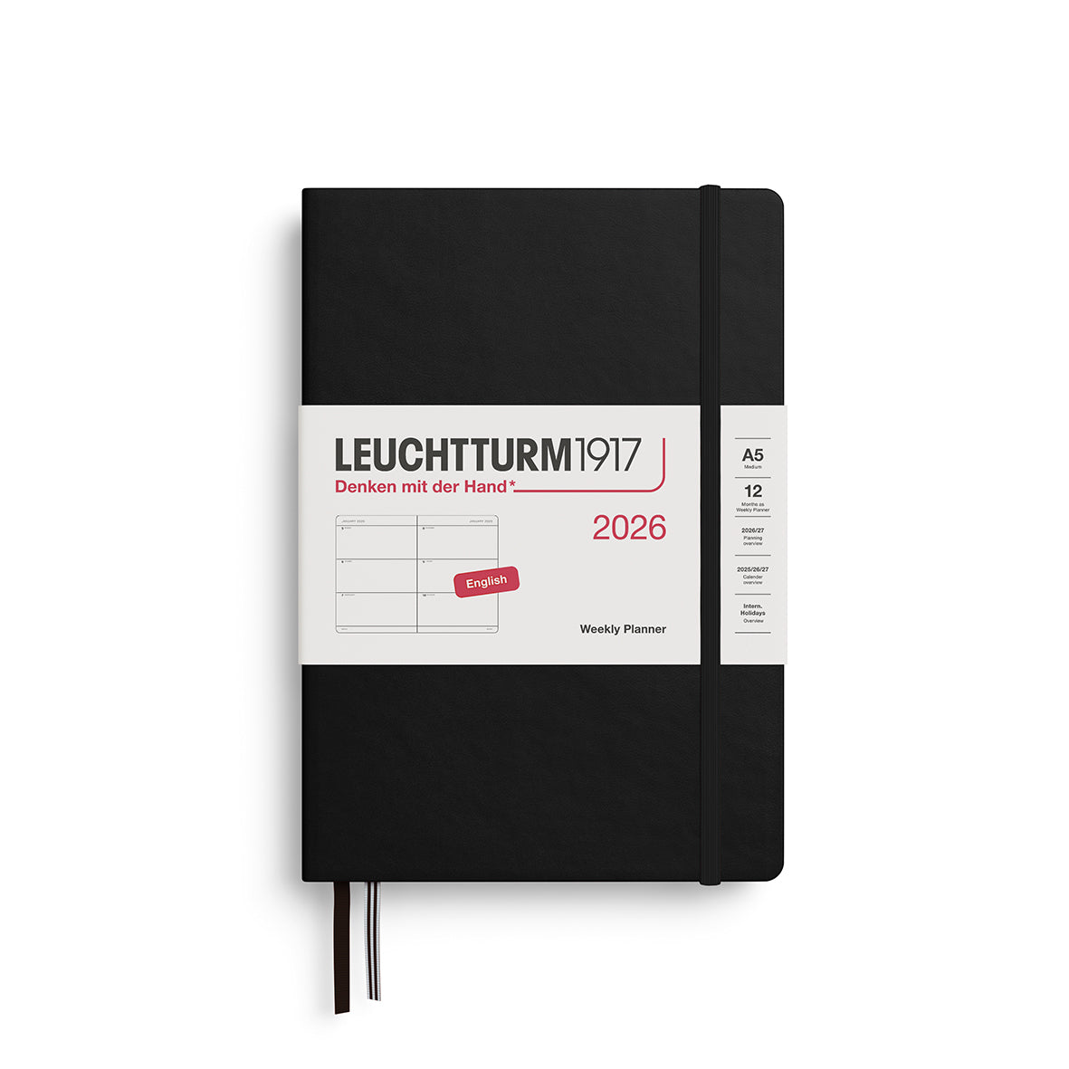 Leuchtturm Weekly Planner - Medium (A5) 5 3/4" x 8 1/4"