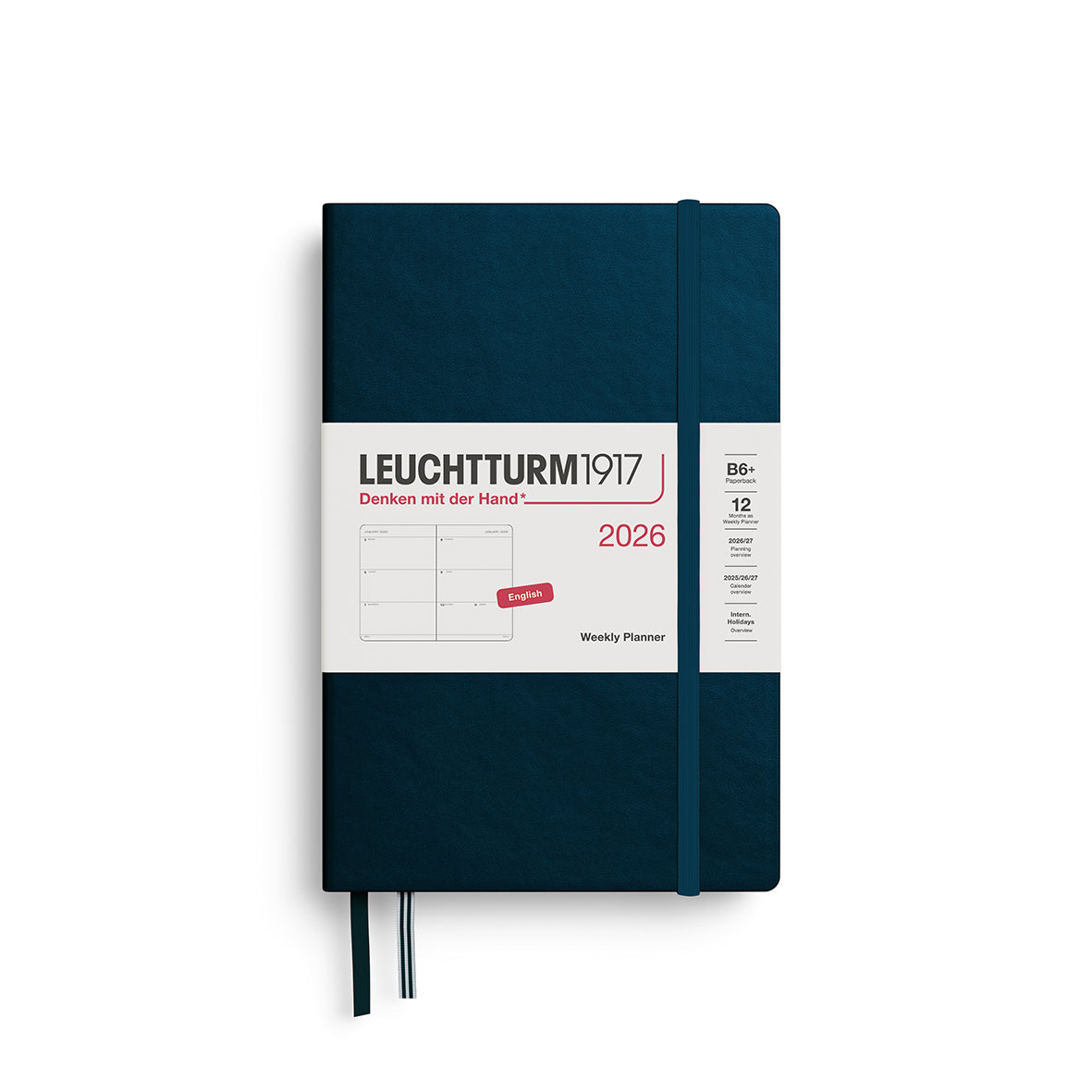 Leuchtturm Weekly Planner - (B6+) 5" x 7 1/2"
