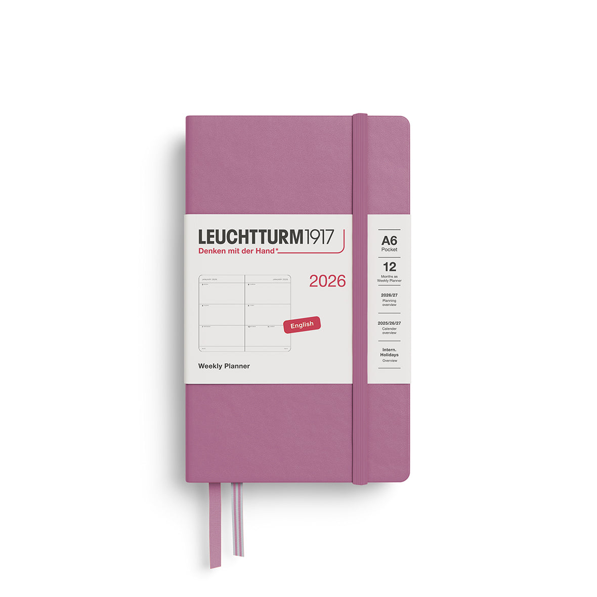 Leuchtturm Weekly Planner - Pocket (A6) 3 1/2" x 6"