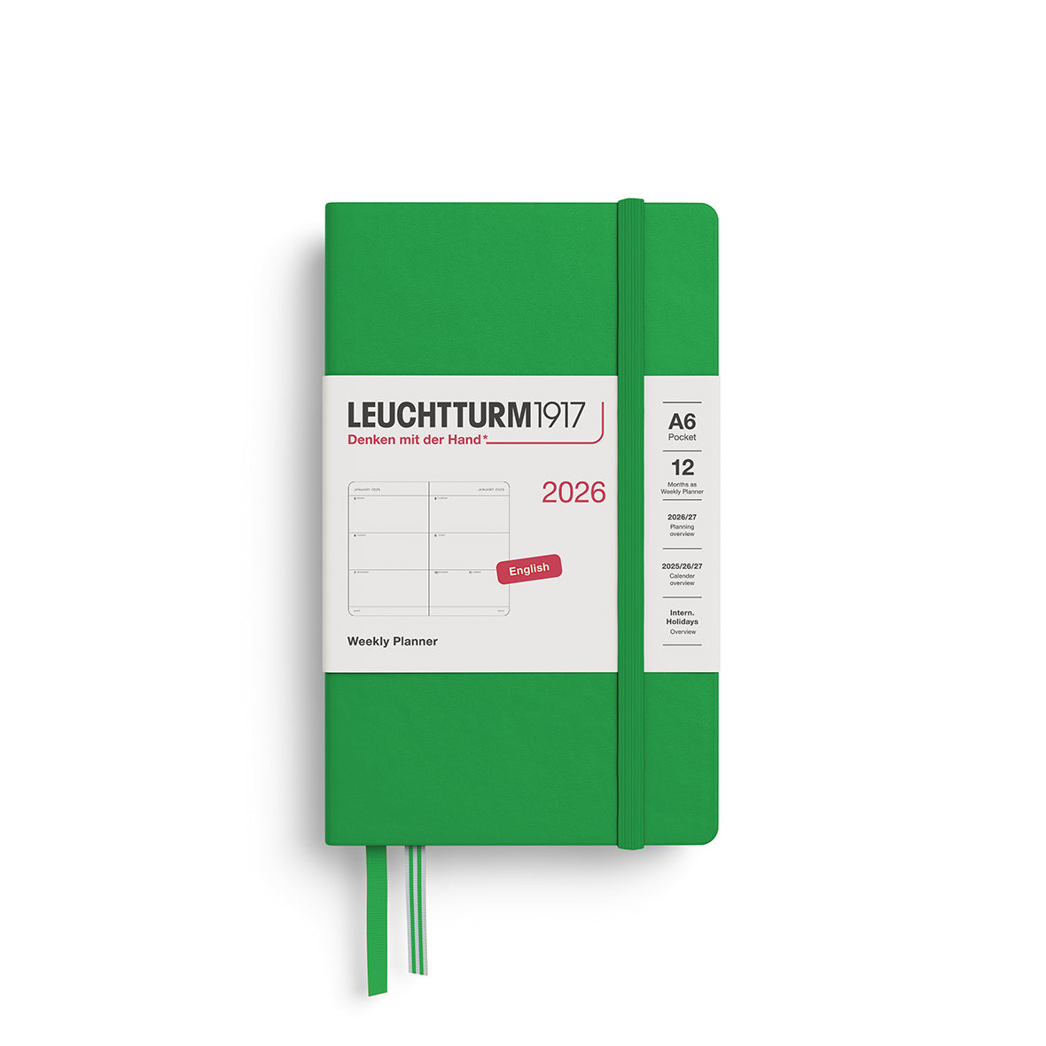 Leuchtturm Weekly Planner - Pocket (A6) 3 1/2" x 6"