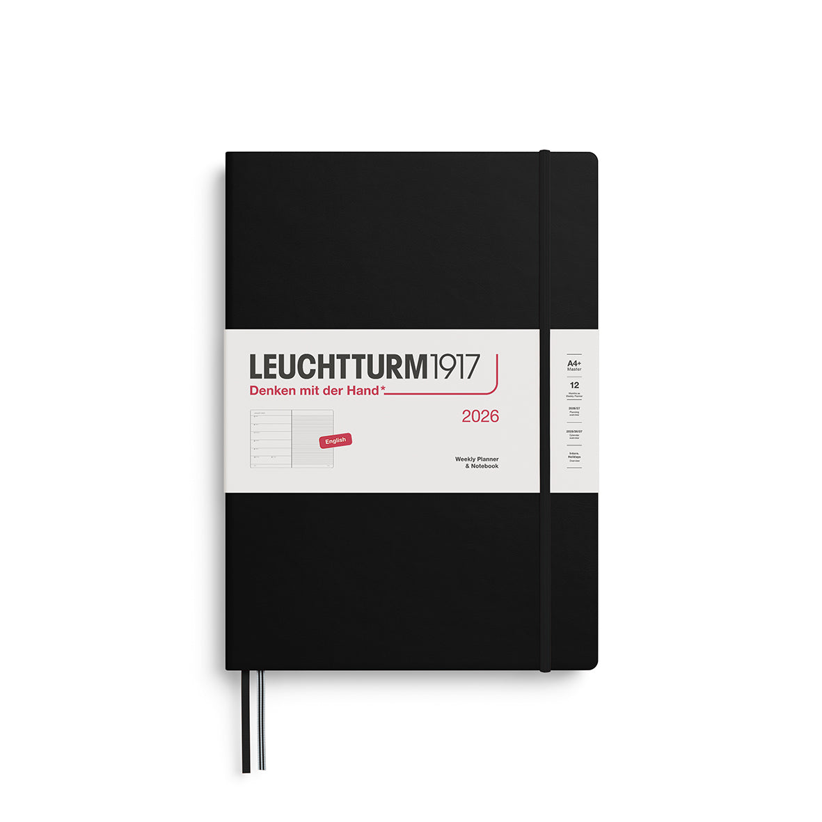 Leuchtturm Weekly Planner & Notebook - Master (A4+) 8 3/4" x 12 1/2"