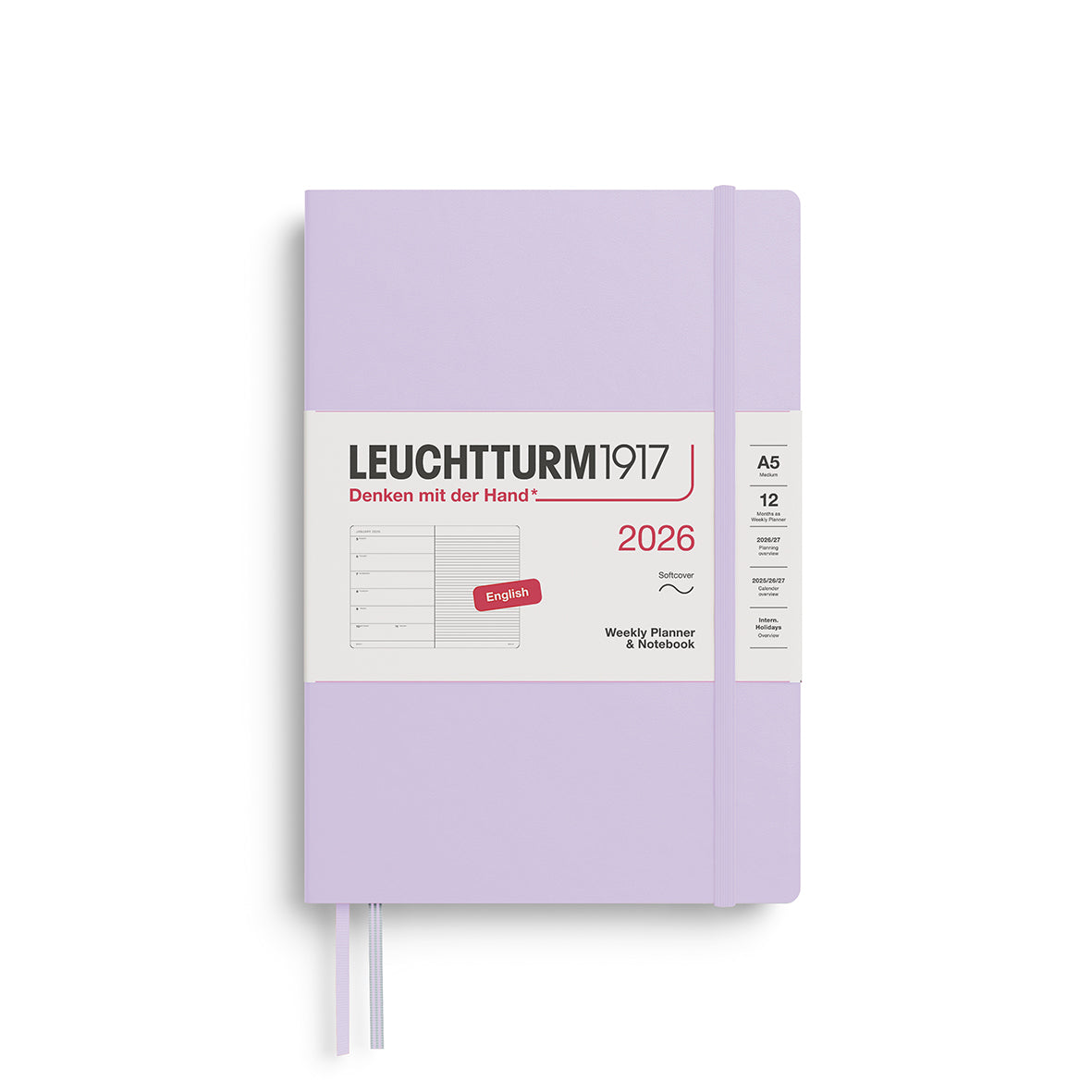 Leuchtturm Weekly Softcover Planner & Notebook - Medium (A5) 5 3/4" x 8 1/4"