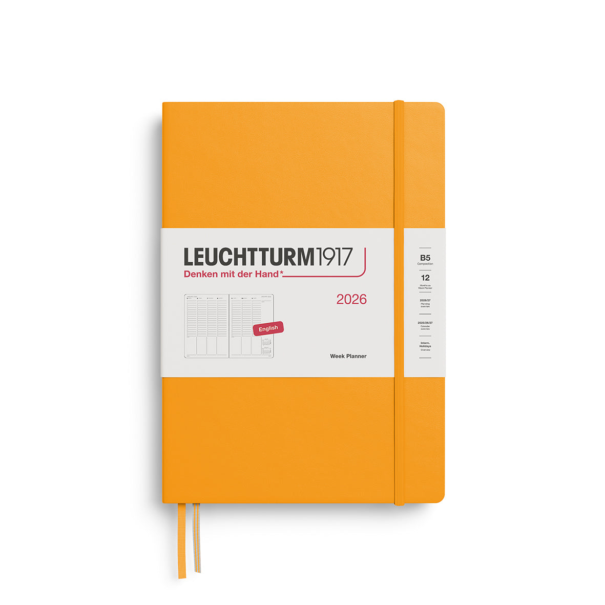 Leuchtturm Week Planner - Composition (B5) 7" x 10"