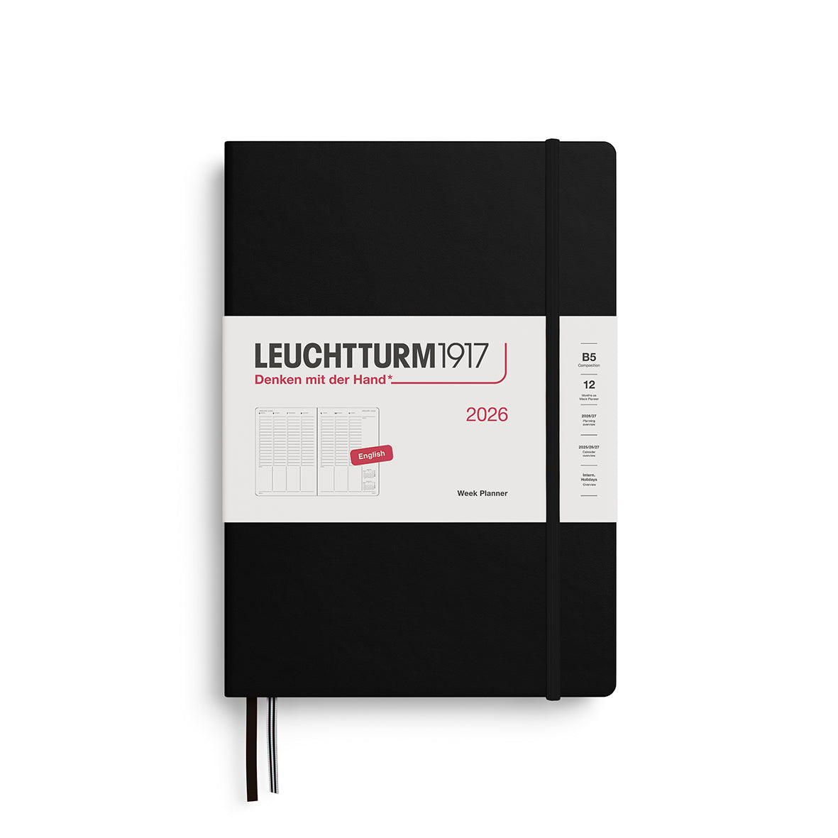 Leuchtturm Week Planner - Composition (B5) 7" x 10"