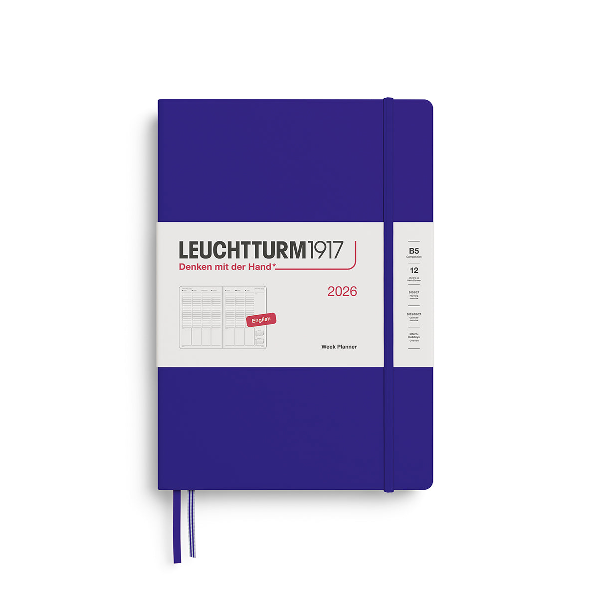 Leuchtturm Week Planner - Composition (B5) 7" x 10"