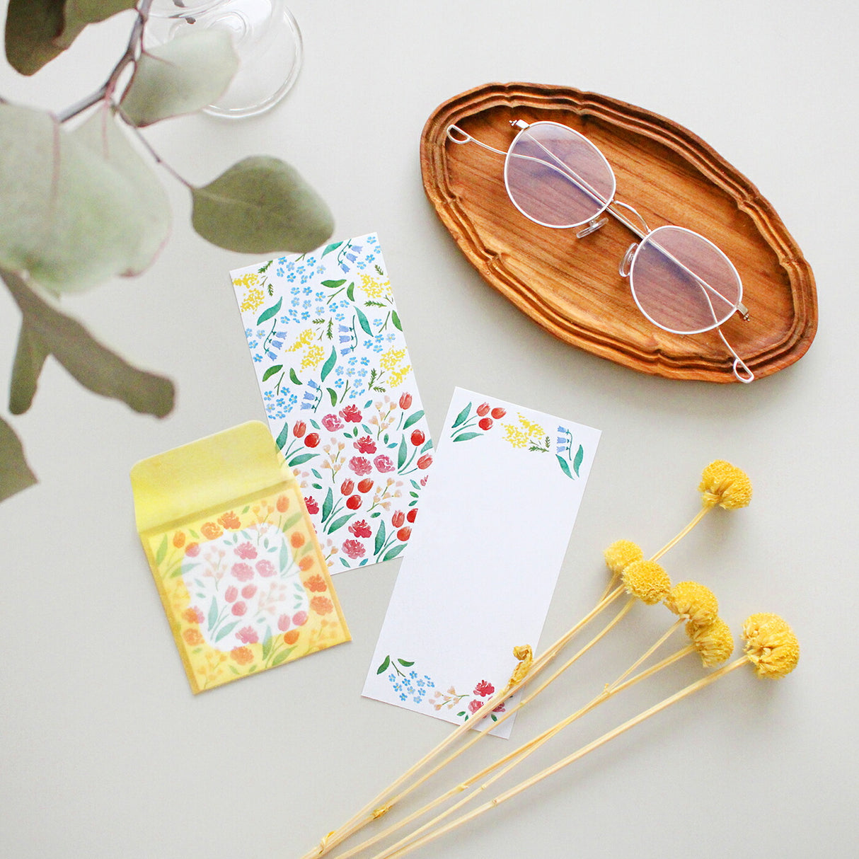 EL COMMUN Joyeux Mini Letter Set - Flower
