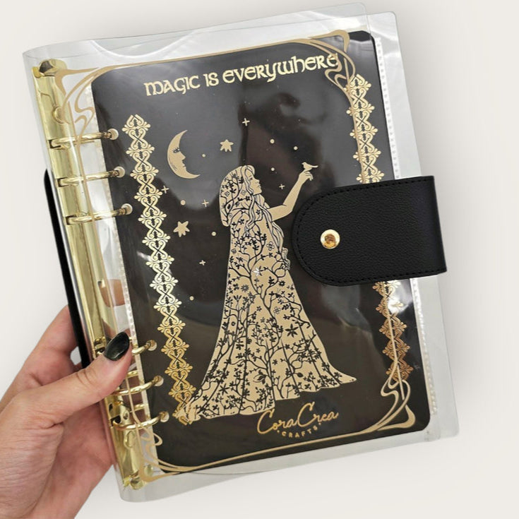 CoraCreaCrafts Witch Organizer Binder