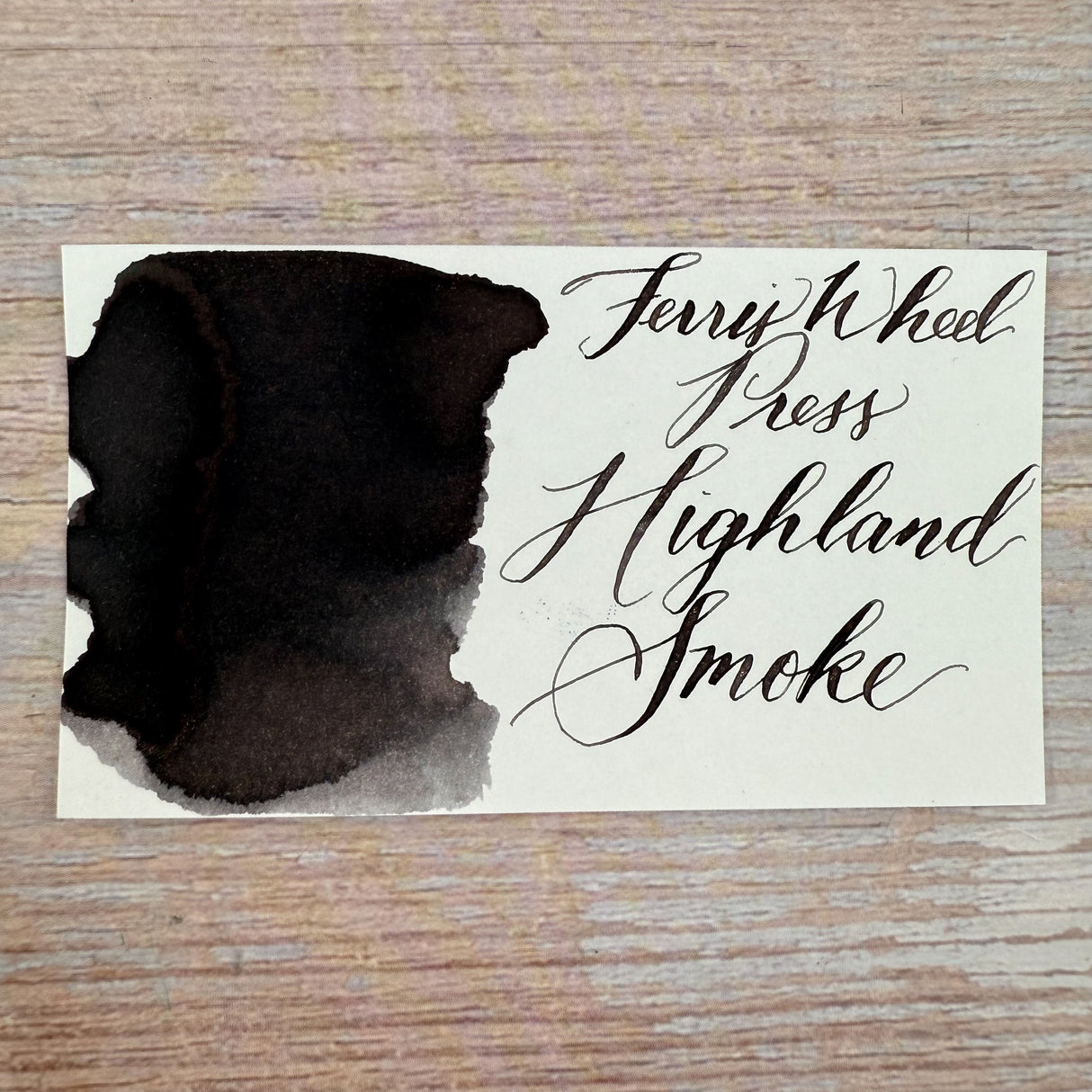 Ferris Wheel Press - Highland Smoke - 38ml Bottled Ink (Special Edition)(Doorbuster)