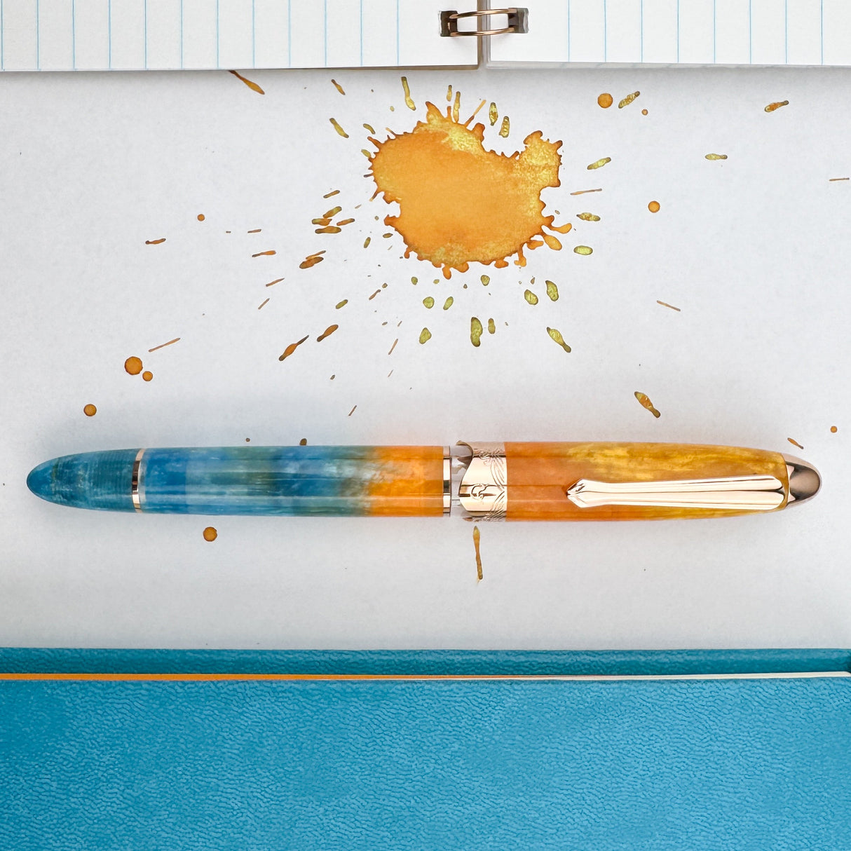 Nahvalur (Narwhal) Horizon Fountain Pen - Soleil