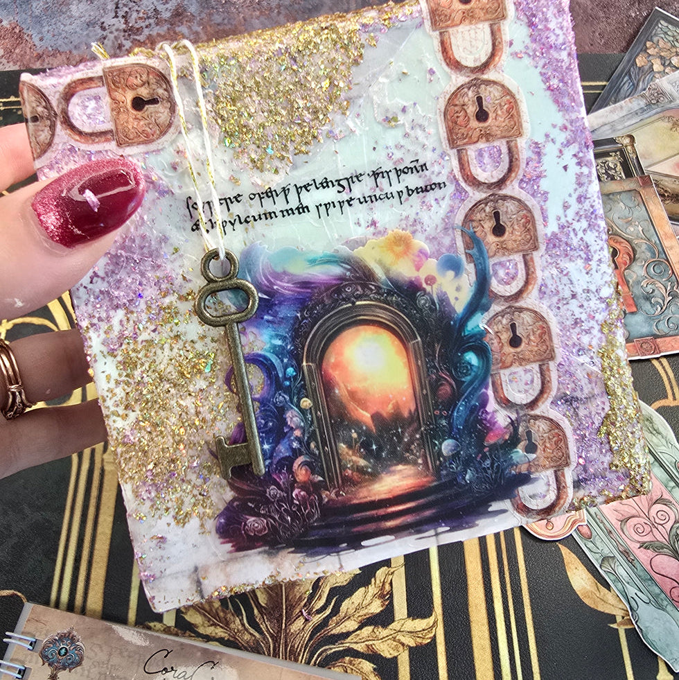 CoraCreaCrafts Lock & Keys Sticker Book