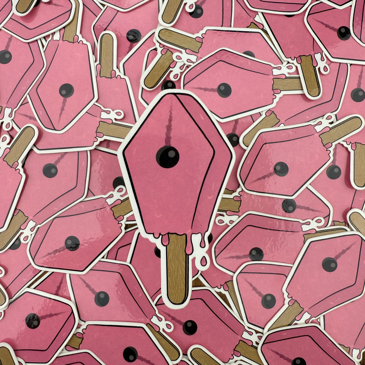 Atlas Stationers Sticker - Pink Drip