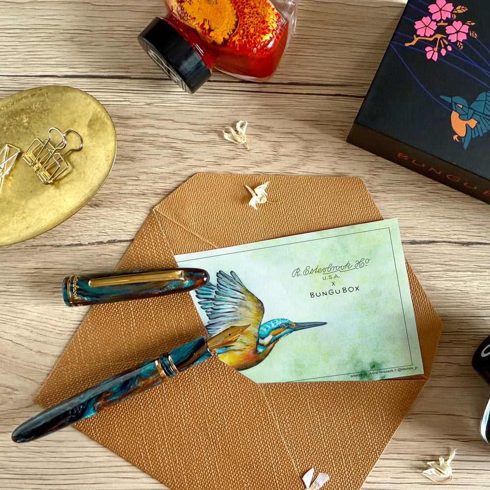 Esterbrook x BUNGUBOX Blotter Paper - Kingfisher (Special Edition)