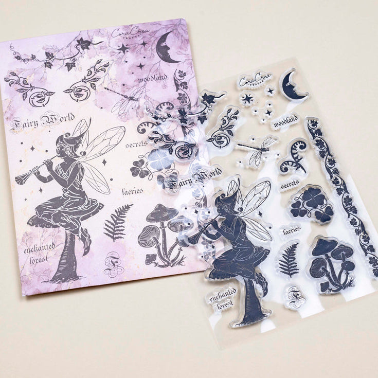 CoraCreaCrafts Fairy World Clear Stamps