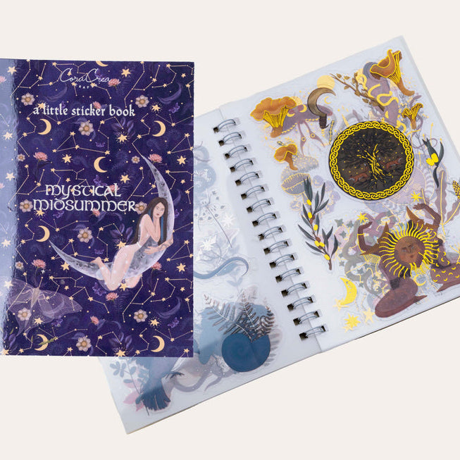 CoraCreaCrafts Mystical Midsummer Sticker Book