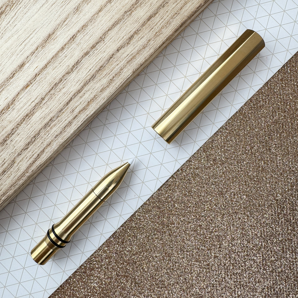 Tom's Studio The Brass Wren - Refillable Writing Pen