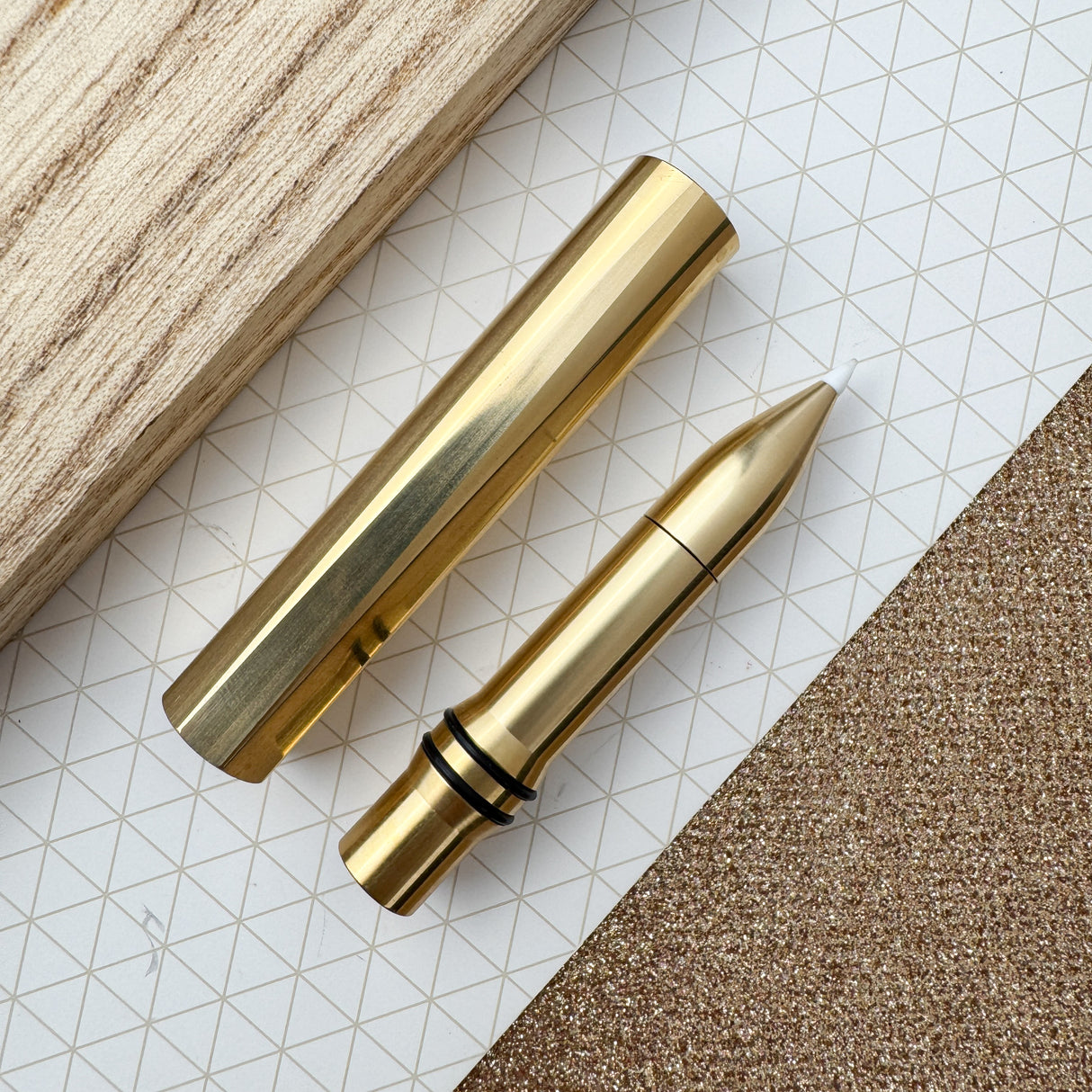 Tom's Studio The Brass Wren - Refillable Writing Pen