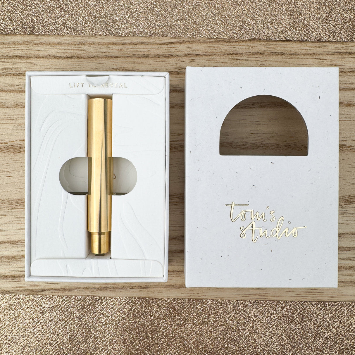 Tom's Studio The Brass Wren - Refillable Writing Pen