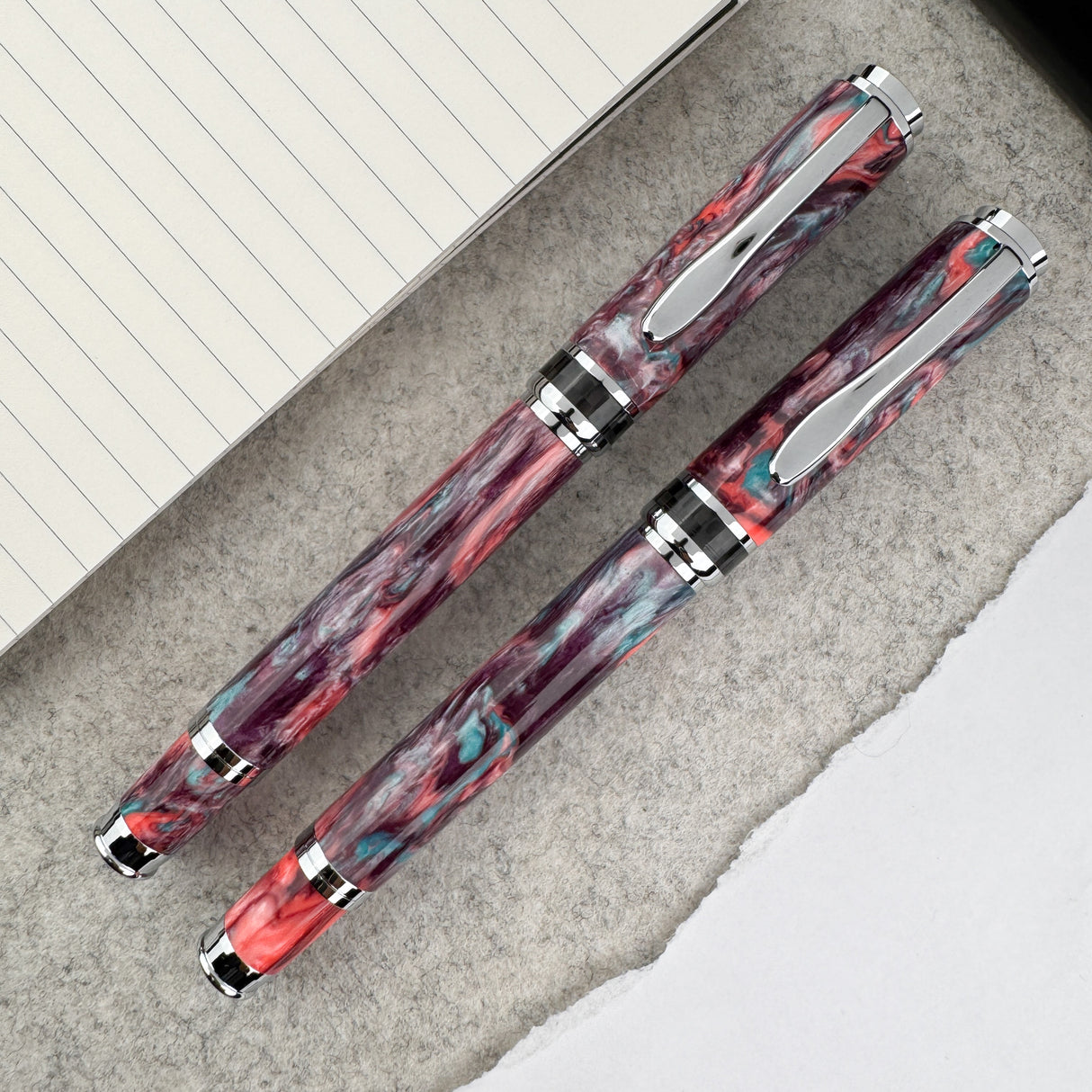 Monteverde Innova Fountain Pen - Salt Water Wine w/ Chrome (Atlas Exclusive)