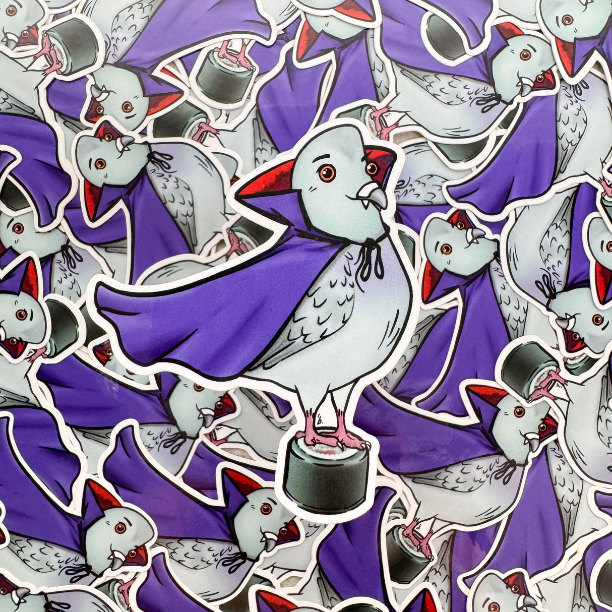 Atlas Stationers Sticker - Vampire Pigeon