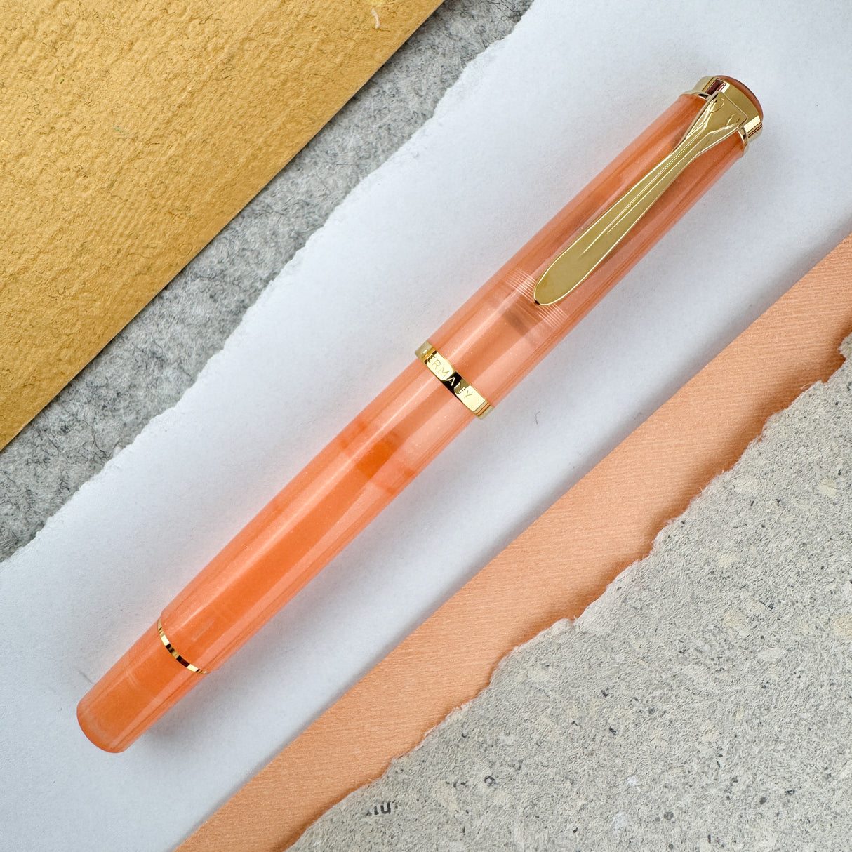Pelikan Classic M200 Fountain Pen - Apricot Achat (Special Edition)