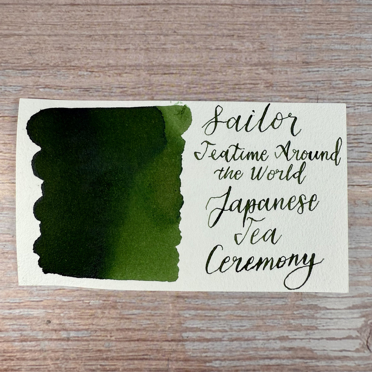 Sailor Teatime Around the World - Japanese Tea Ceremony - 20ml Bottled Ink (Limited Edition)