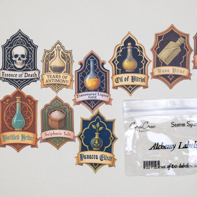 CoraCreaCrafts Alchemy Labels Pack