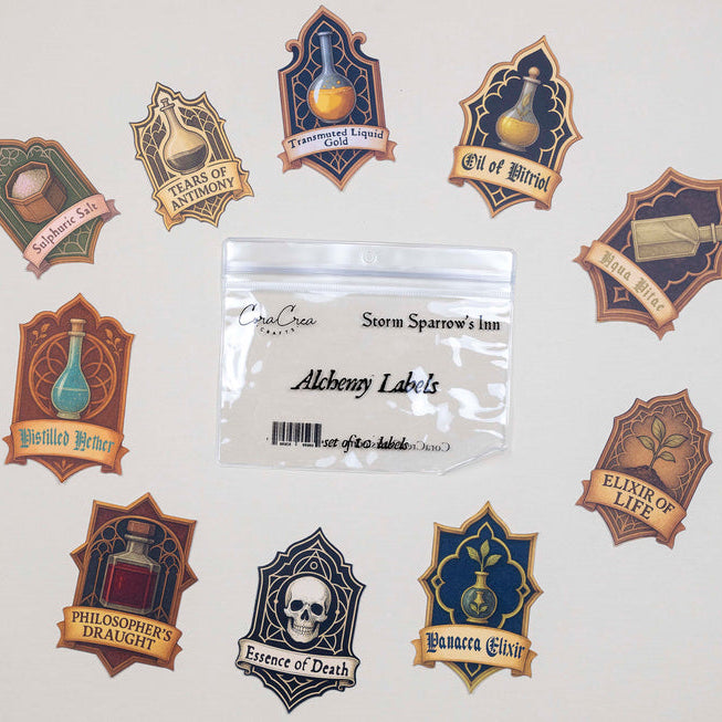 CoraCreaCrafts Alchemy Labels Pack