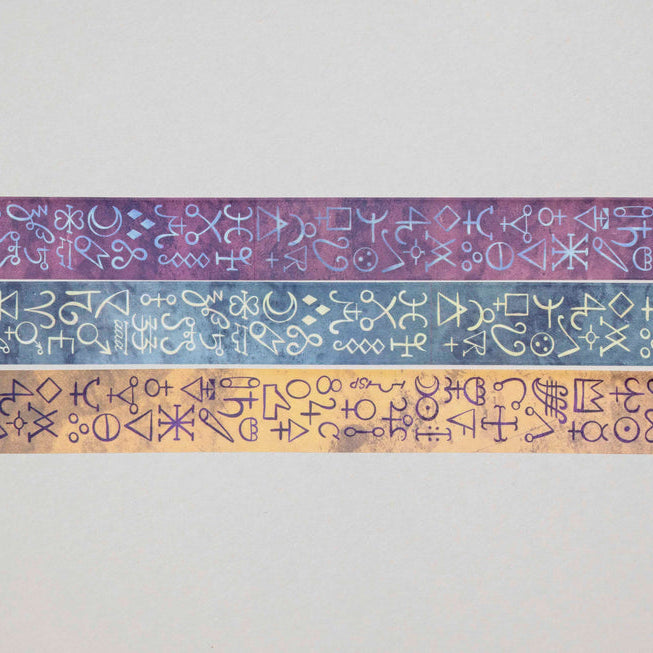 CoraCreaCrafts Alchemy Symbols Washi Tape Set
