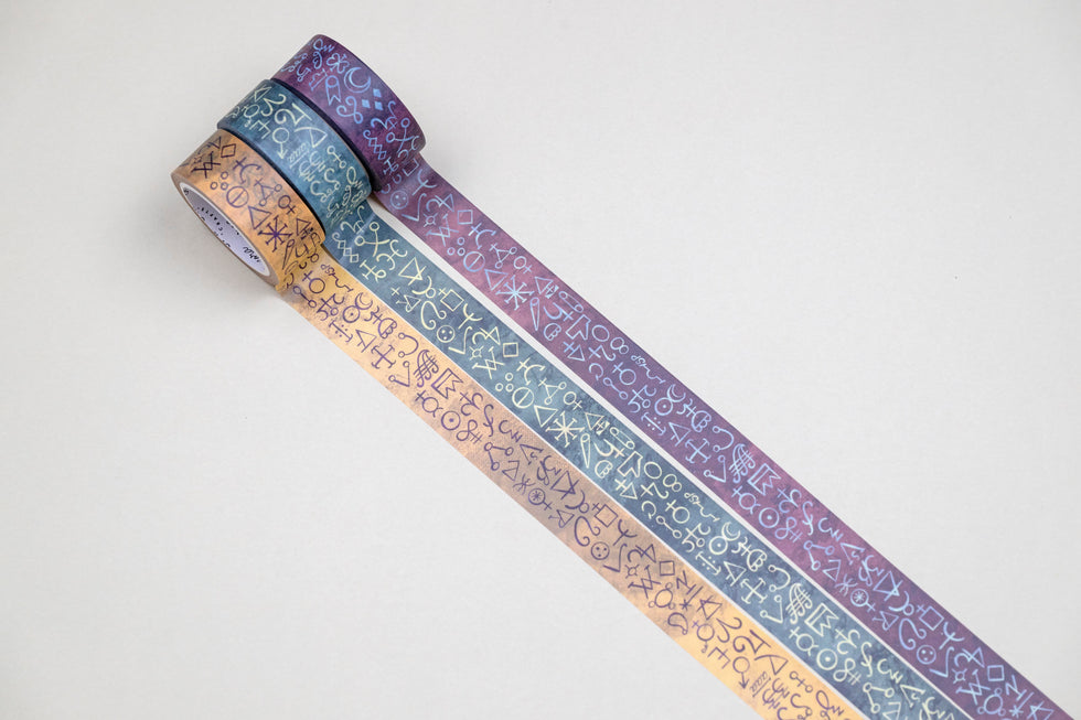 CoraCreaCrafts Alchemy Symbols Washi Tape Set