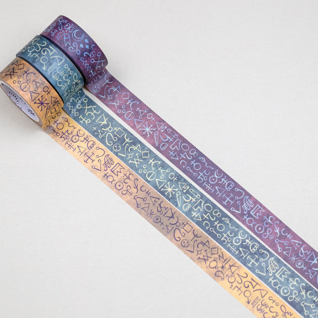 CoraCreaCrafts Alchemy Symbols Washi Tape Set